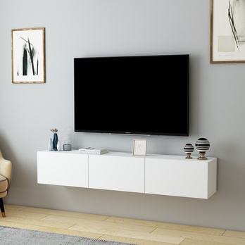 TV stolík DENBY biela 1