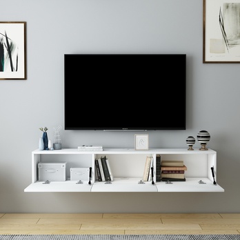 TV stolík DENBY biela 2