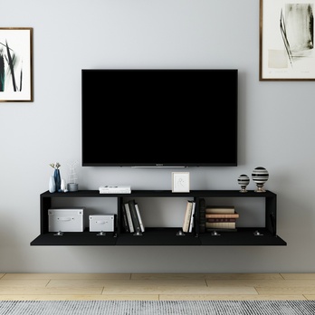 TV stolík DENBY čierna 2