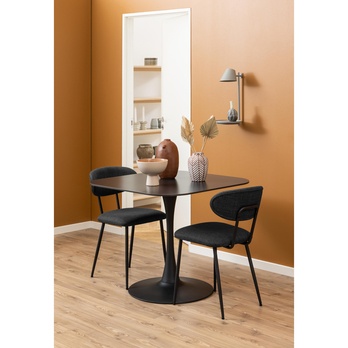 Jedálenská stolička DENISE sivá 2