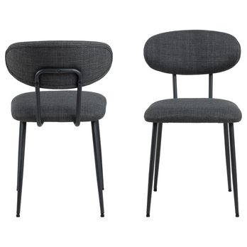 Jedálenská stolička DENISE sivá 3