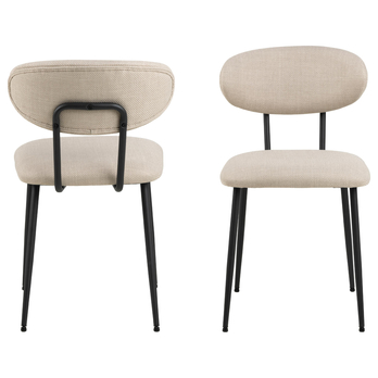 Jedálenská stolička DENISE béžová 3