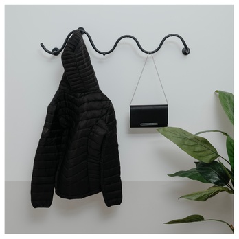 Nástenný vešiak DERBY čierna 1