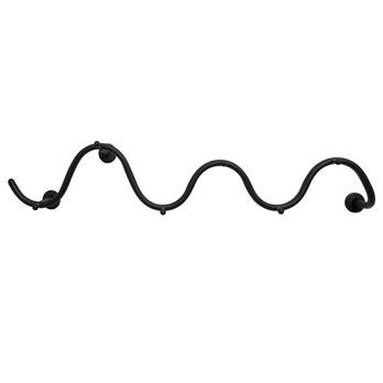 Nástenný vešiak DERBY čierna 2