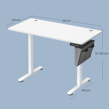Pracovný stôl DESK biela 6