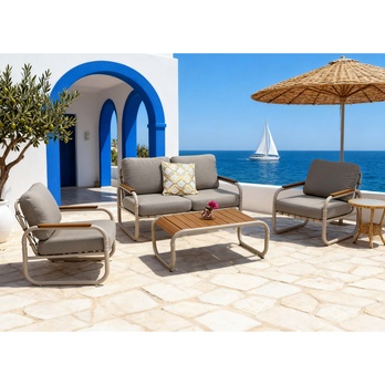 Záhradná zostava DESPINA béžová 1