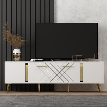 TV komoda DETAS biela 1
