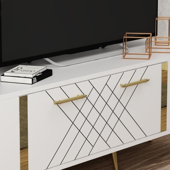 TV komoda DETAS biela 5