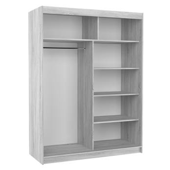 Šatníková skriňa DEVI dub sonoma 2