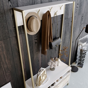 Predsieňová zostava DEVIN biela 3