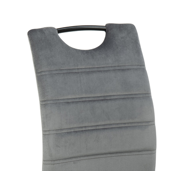 Jedálenská stolička DIA sivá/čierna 6