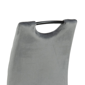 Jedálenská stolička DIA sivá/čierna 7