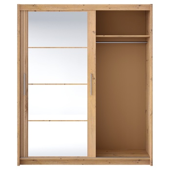 Šatníková skriňa DIEGO borovica antik/dub canella 2