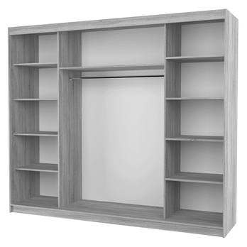 Šatní skriňa DIEM čierna 2