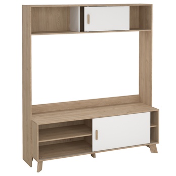 TV komoda DIGBY 2 biela/dub jackson hickory 2