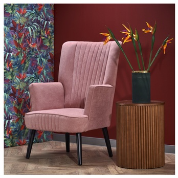 Kreslo DILGODU ružová 1