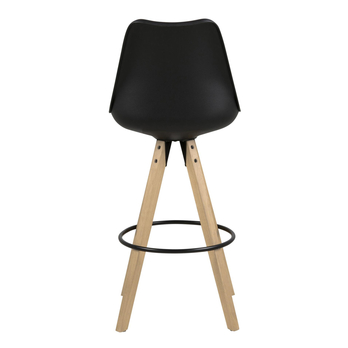 Barová stolička DIMA PU kaučukovník/čierna 5