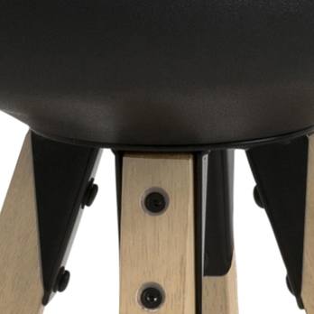 Barová stolička DIMA PU kaučukovník/čierna 8