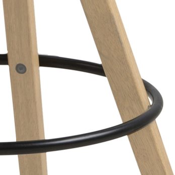 Barová stolička DIMA PU kaučukovník/čierna 9