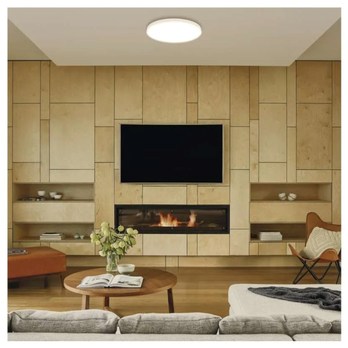 Stropné kúpeľňové svietidlo DIONI biela, priemer 28 cm 9