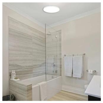 Stropné kúpeľňové svietidlo DIONI biela, priemer 41 cm 1