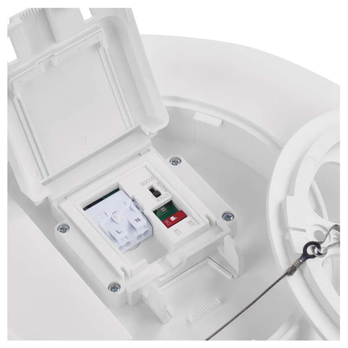 Stropné kúpeľňové svietidlo DIONI biela, priemer 41 cm 6