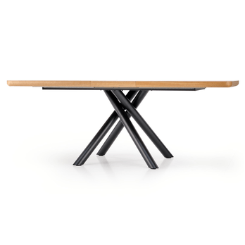 Jedálenský stôl DIRRACK prírodná/čierna 4