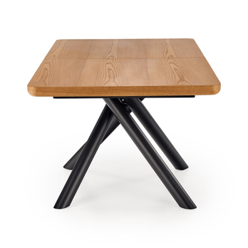 Jedálenský stôl DIRRACK prírodná/čierna 5