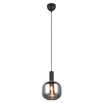 Závesné svietidlo DIVA čierna/sivá 1