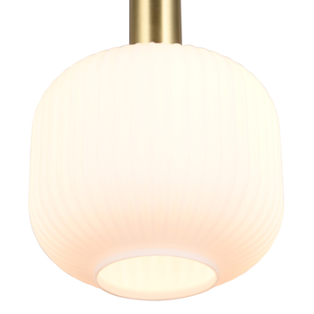 Závesné svietidlo DIVA čierna/biela 2