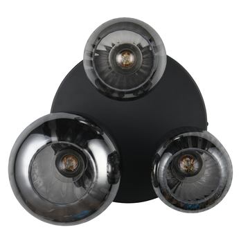 Stropné svietidlo DIVA čierna/sivá 4