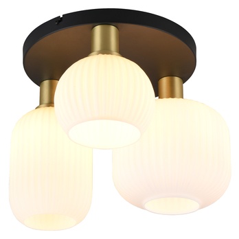 Stropné svietidlo DIVA čierna/biela 1