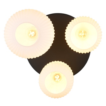 Stropné svietidlo DIVA čierna/biela 7