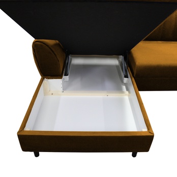 Sedacia súprava DIVA ľavá, žltá/antracitová 3