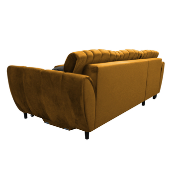 Sedacia súprava DIVA ľavá, žltá/antracitová 4