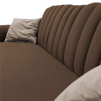 Sedacia súprava DIVA pravá, hnedá/béžová 5