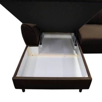 Sedacia súprava DIVA ľavá, hnedá/béžová 3