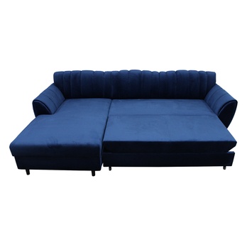 Sedacia súprava DIVA ľavá, modrá/žltá 2