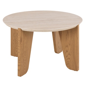 Konferenčný stolík DOCKLAND travertín/matný divoký dub 1