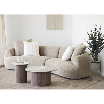 Pohovka DOLA svetlohnedá 2