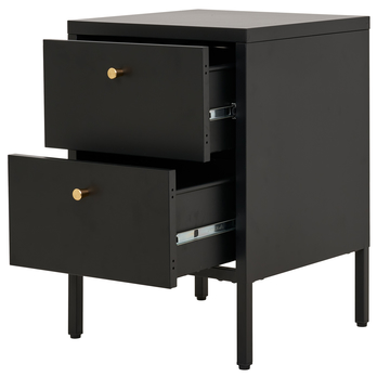 Nočný stolík DOLBY čierna 2