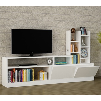 TV zostava DOLUNAY biela 2