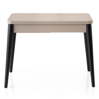 Jedálenský stôl DOLUNAY kávová/čierna 5