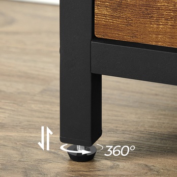 Skrinka na topánky DON hnedá/čierna 5