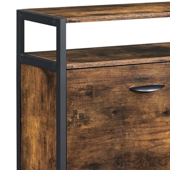 Skrinka na topánky DON hnedá/čierna 6