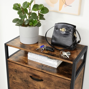 Skrinka na topánky DON hnedá/čierna 9