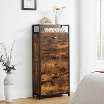 Skrinka na topánky DON hnedá/čierna 11