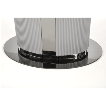 Jedálenský stôl DONCO biely mramor/sivá 5