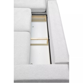 Sedacia súprava DONNA ľavá, svetlosivá 2