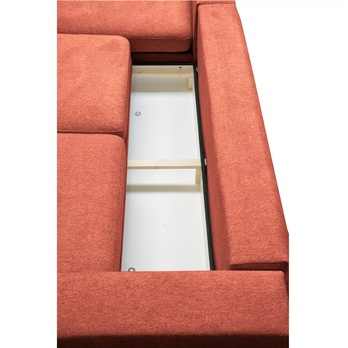 Sedacia súprava DONNA ľavá, korálová 2